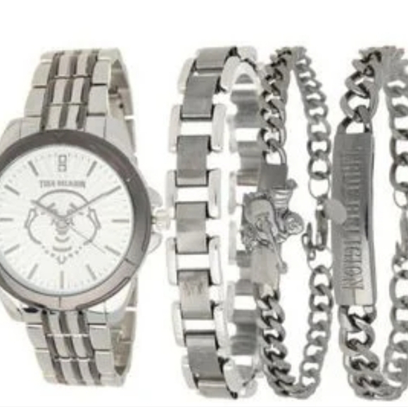 True Religion Buddha Guitsr Chronohraph Watch & Bracelet Collection - Picture 2 of 6